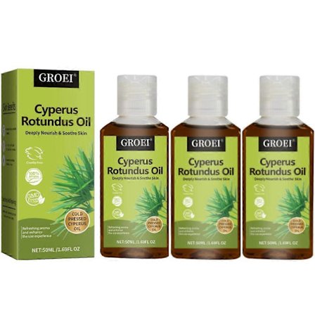 1/2/3x Cyperus Rotundus Olja för att Reducera Kroppshårväxt