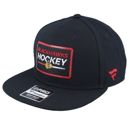 Fanatics - NHL Preto snapback Boné - Chicago Blackhawks Authentic Pro Prime Black Snapback @ Hatstore