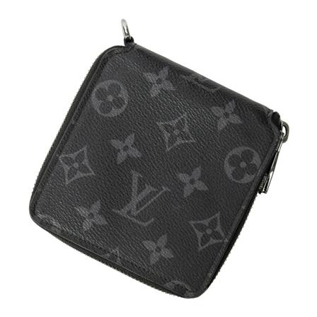 Louis Vuitton Vintage Compact Zipped Pung Sort, Dame Vintage Accessories, Størrelse: ONE Size