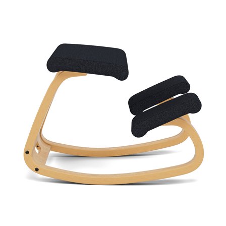 Varier Furniture Variable - Grey Wool - Light brown base