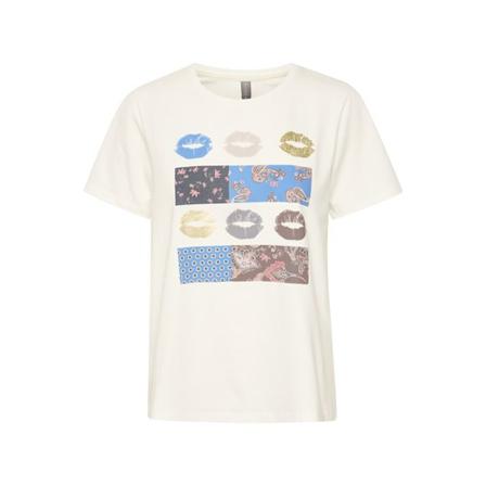 Culture gith T-Shirt Hvid, Dame T-shirts