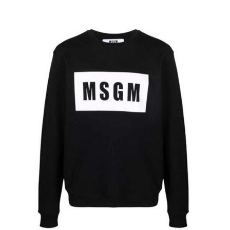 Msgm Sweatshirt Sort, Herre Sweatshirts
