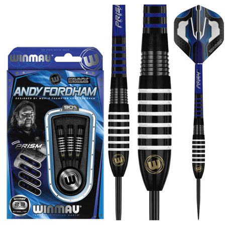Winmau Andy Fordham Onyx Darts Steel Tip Darts 23g