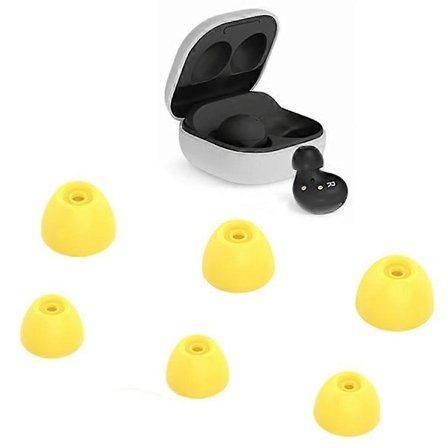 6 st Ersättnings Öronproppar Mjuka Silikon Hörlurskåpor Kompatibla För Samsung Galaxy Buds2