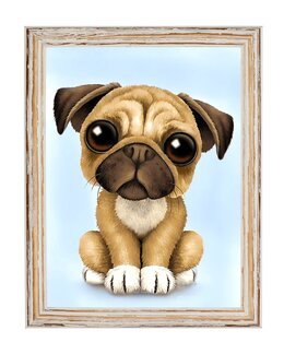 Diamond painting Puppy Eyes - WizardiArt