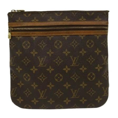 Louis Vuitton Vintage, Brown Canvas Louis Vuitton Bosphore Bruin, Dames, Maat:ONE Size,leer