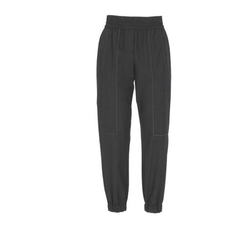 Brunello Cucinelli, Trousers Zwart, Dames, Maat:M,elastisch
