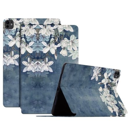 Till iPad Pro 11 (2024) Fodral Flip Stativ Smart Surfplattefodral - Flowers