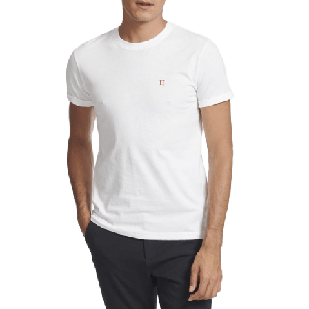 LES DEUX Nørregaard T-Shirt T-shirts Herr Vit XL