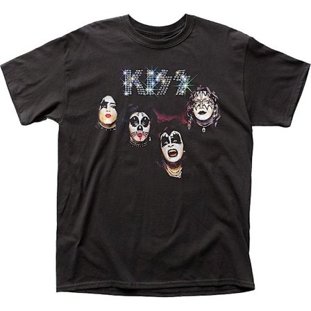Sparkling KISS T-shirt med logotyp