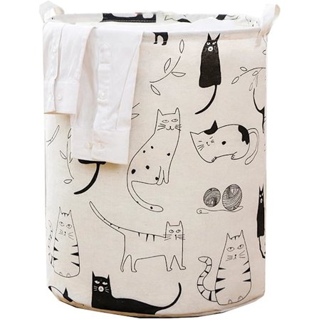 Suuri vedenpitävä kokoontaitettava likapyykkikori 48*42cm Organiz