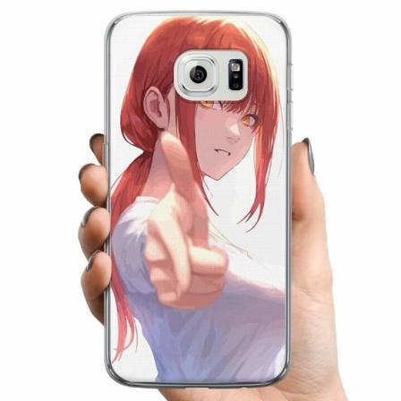 Samsung Galaxy S6 Edge Tpu Mobilskal Makima Chainsaw Man