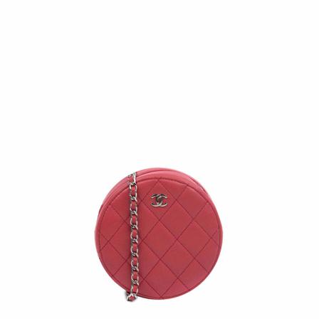 Chanel Vintage, Pre-owned Sac O Purse Vanity Roze, Dames, Maat:ONE Size,leer