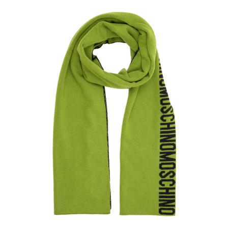 Moschino, Wool scarf Groen, Dames, Maat:ONE Size
