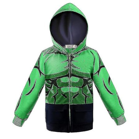 "Spider-Man hættejakke til drenge 3~8 år gamle børns lynlås-hættetrøje"