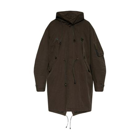 Dsquared2 Hooded parka Grøn, Herre Frakker