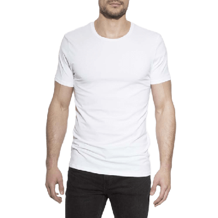 Bread & Boxers Crew-Neck, 2-pack T-shirts Herr Vit L