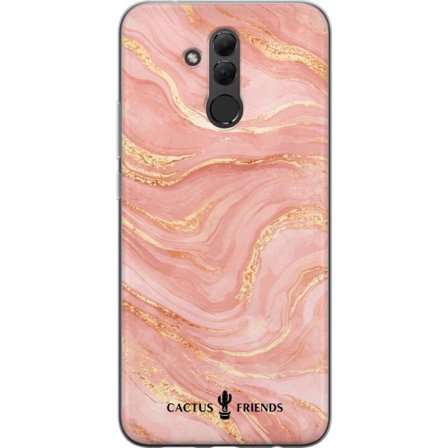 Yhteensopiva Puhelinkuori Huawei Huawei Mate 20 lite Cactus and Friends – RoseGoldFlow