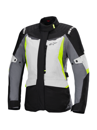 Alpinestars Stella ST-1 Waterproof Women's MC Jacket Ice Grey/Black/Yellow Fluo S