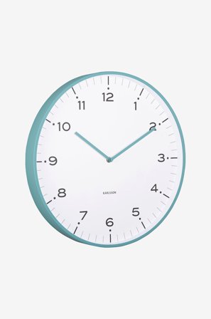 Karlsson - Väggklocka Cirkusringar - Blå - Väggklockor & bordsur - Från Homeroom