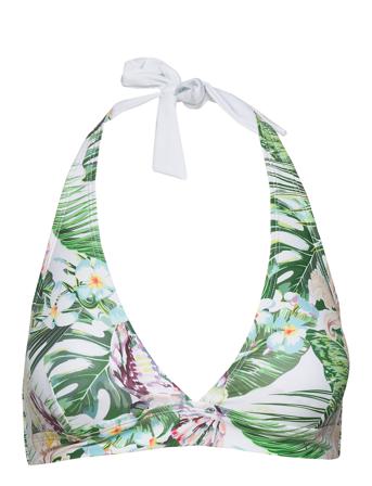 Pisa Top Swimwear Bikinis Bikini Tops Triangle Bikinitops Grøn Missya