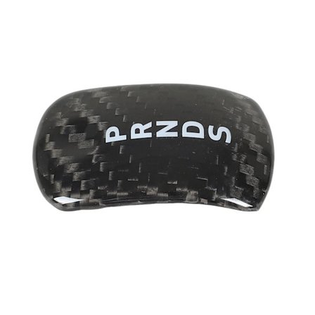 Carbon Fiber Bil Gear Shift Knob Cover Trim Dekoration Passer til Ford Mustang 2014-2018