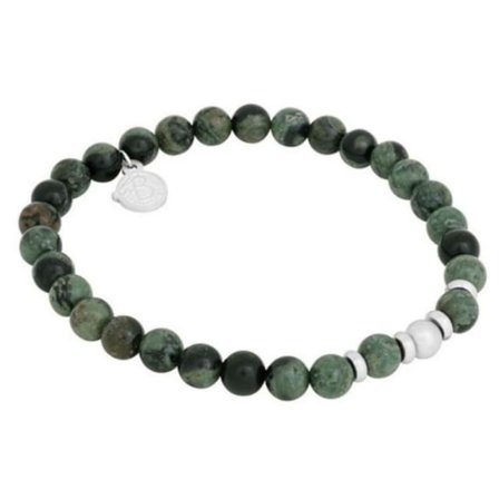 by BILLGREN Benedict Beaded Bracelet Green Accessoarer Herr Grön 19 cm