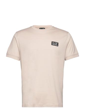 T-Shirts T-shirts Short-sleeved Beige EA7*Betinget Tilbud