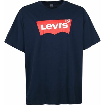 Levi's Big T-Shirt Graphic Logo , Blauw , Heren , Maat: 2XL
