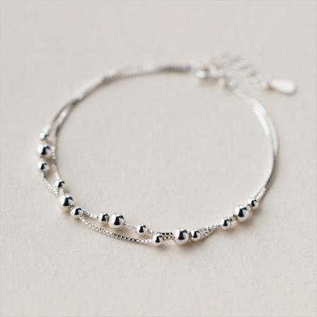 925 Sterling Silver för kvinnor, fotlänkar för kvinnor, grundläggande kedja