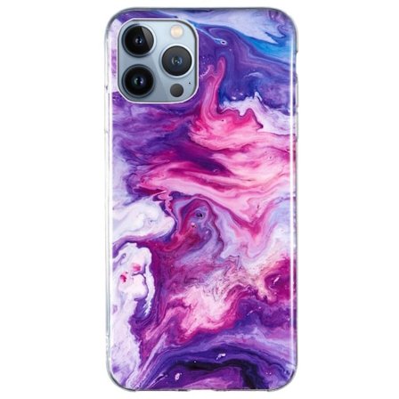 Marmormotiv iPhone 13 Pro skal - Flerfärgad