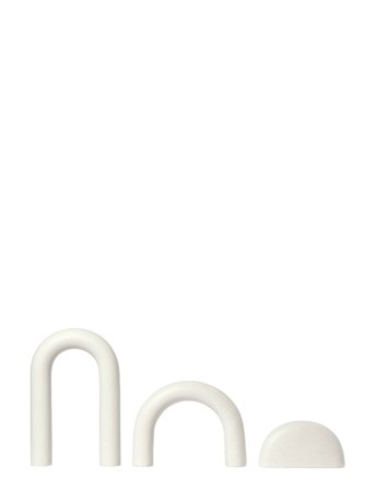 Cupola Sculpture - Earthware Cream Kristina Dam Studio