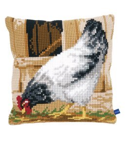 Kissen Graues Huhn - Vervaco