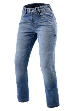 Motorradjeans Rev'It! Victoria 2 SF Damen Gebrauchtes Klassisches Blau W28 x L30