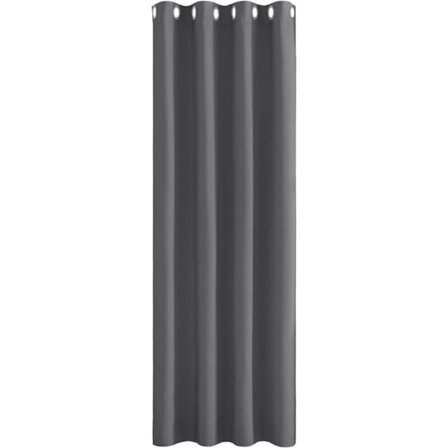 Blackout-gardiner termisk isolert anti-kulde, 150x190 CM (bredde x høyde), gardiner for stue og soverom, moderne design med maljer KLB