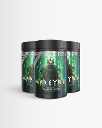 3 x Viking Power Freyr - 120 kapslar - Anti-Stress Formula Kosttillskott, Kosttillskott, Antioxidanter