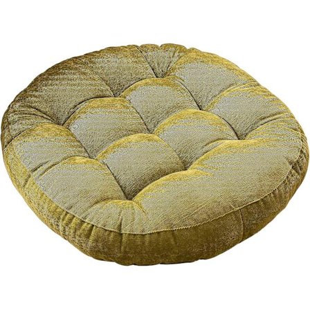 Runde stolputer, stolputer, innendørs fløyelsstolputer fylt med perlekotton terrasseputer for terrasse hage hjemmekontor møbler