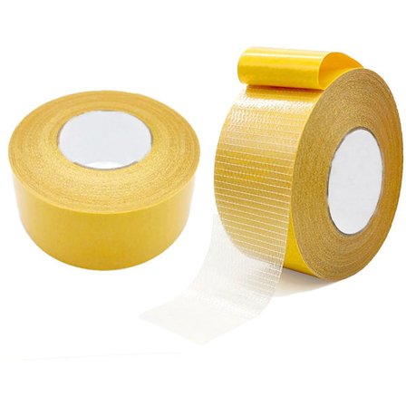 stk. - Dobbeltsidet stof tape - 5cm*10m - Dobbeltsidet tæppetape - selvklæbende