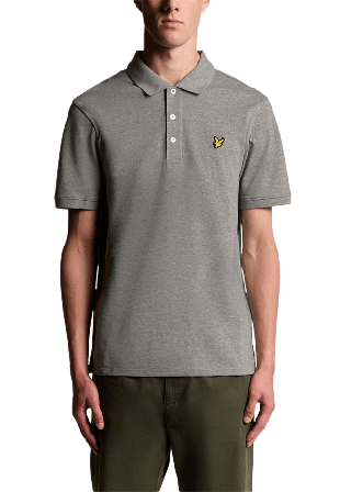Lyle & Scott Plain Polo Shirt Överdelar Herr Grå L