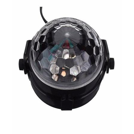 Mini Rgb Led Krystall Magic Ball Sceneeffekt Lyslampe Pære Party Disco Club Dj Light Show Lumiere Eu plug