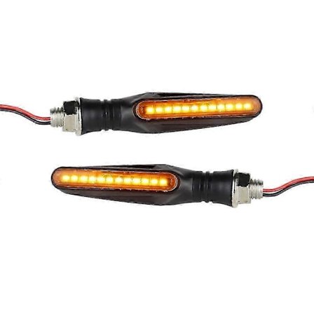 4 stk Motorsykkel Blinklys LED