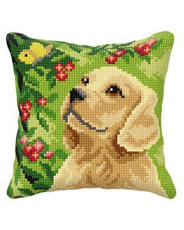 Stickpackung Kissen Hund - Orchidea