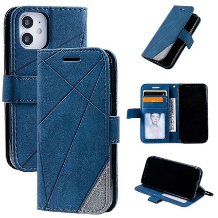 Kotelo Yhteensopiva iPhone 11:n kanssa Nahkainen Magneettinen Folio Kotelo Korttipidikkeellä Yhteensopiva iPhone 11:n kanssa - Perfet Blue-max