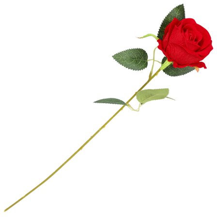 Rød Rose 50 cm