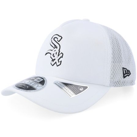 New Era - MLB Vit trucker Keps - Chicago White Sox 9FORTY White Mesh Apex A-Frame Trucker @ Hatstore