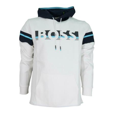 Hugo Boss Felpa Soody ART , Wit , unisex , Maat: M Hoodies & sweatvesten