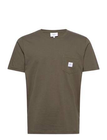 Square Pocket T-Shirt Khaki Makia