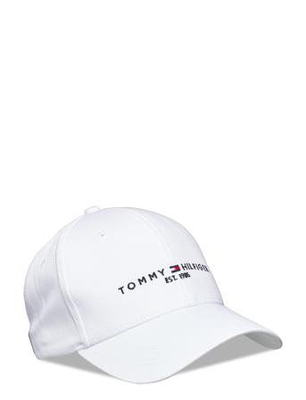 Th Established Cap Accessories Headwear Caps Vit Tommy Hilfiger