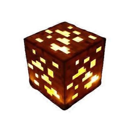 Minecraft Spill Nattlys Gruvearbeider Nattlampe Leke Oppladbar Lommelykt Kvadratisk Skrivebordslampe