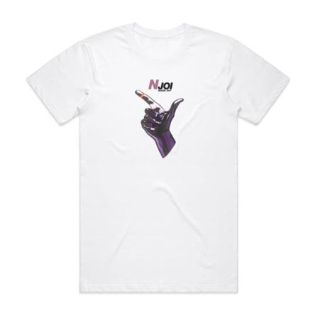 N-Joi Inside Out Album Cover T-Shirt Vit M